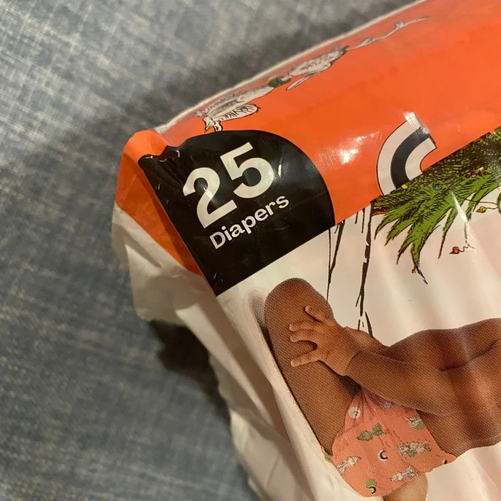 Hello Bello Dr Seuss The Grinch Diapers Size 3 25 Count Holiday Limited Edition